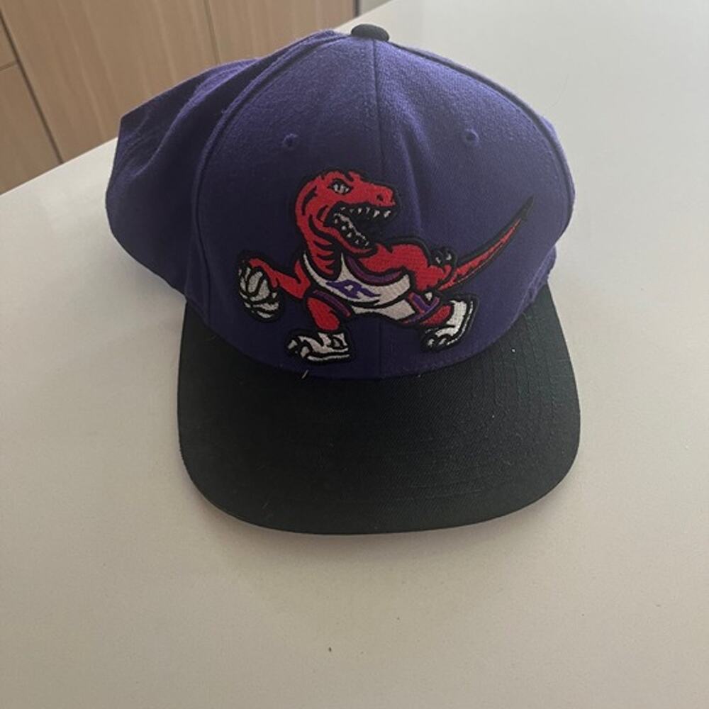 Mitchell & Ness Purple Red NBA Toronto Raptors Hardwood Classic Snapback Hat Cap